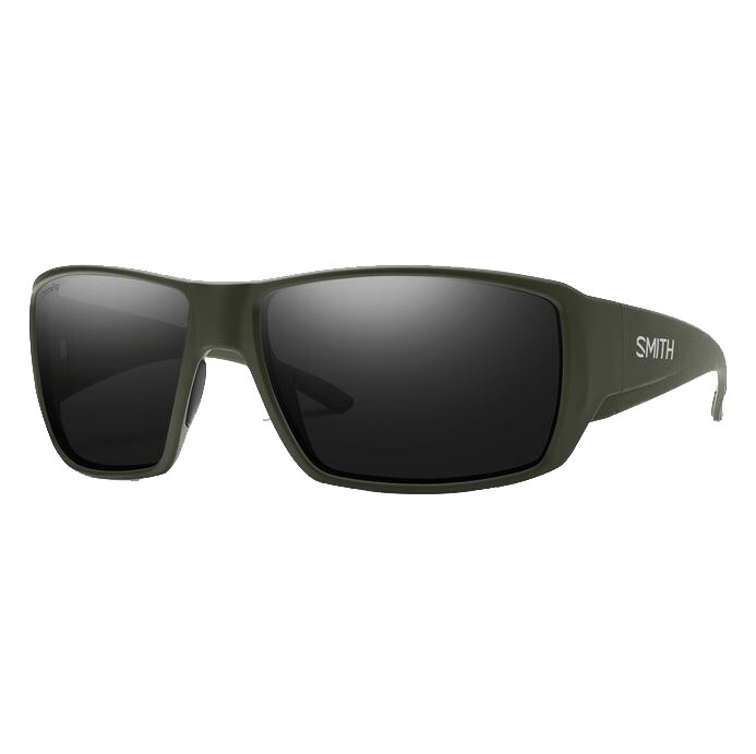 Smith Guides Choice Sunglasses Polarized Chromapop in Matte Moss with Black